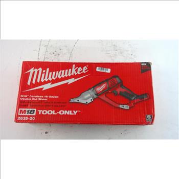 Milwaukee Cordless 18 Gauge Double Cut Shear