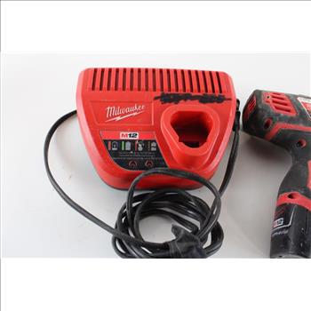 Milwaukee Cordless Drill With Accessories, 2+ Pieces