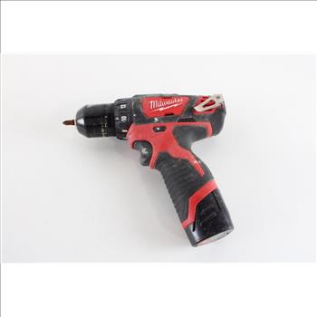 Milwaukee Cordless Drill With Accessories, 2+ Pieces