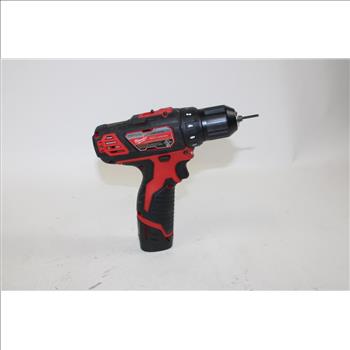 Milwaukee Cordless Drill/Driver 2407-20 With Battery Pack