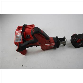 Milwaukee Cordless Reciprocating Saw, Milwaukee Battery & Charger