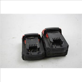 Milwaukee CP 1.5Ah , XC 3.0Ah Battery Packs, 2 Pieces