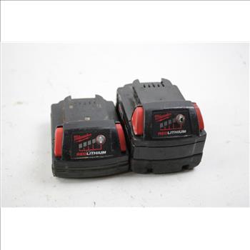 Milwaukee CP 1.5Ah , XC 3.0Ah Battery Packs, 2 Pieces