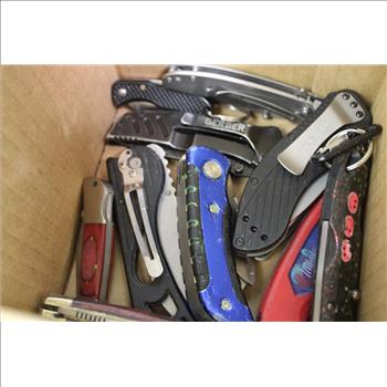 Milwaukee, Dewalt, Pro-Grade, Kershaw & Other Knives 25 Pieces