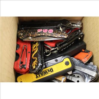 Milwaukee, Dewalt, Pro-Grade, Kershaw & Other Knives 25 Pieces