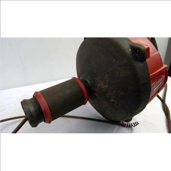 Milwaukee Drain Snake With Cable Drive Locking Feed System