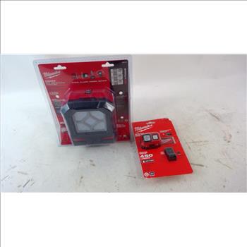 Milwaukee Flood Light And Milwaukee Flood/Spotlight Headlamp