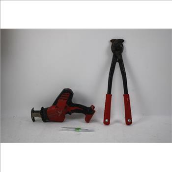 Milwaukee Hackzall Reciprocating Saw, With Utility Cable Cutter