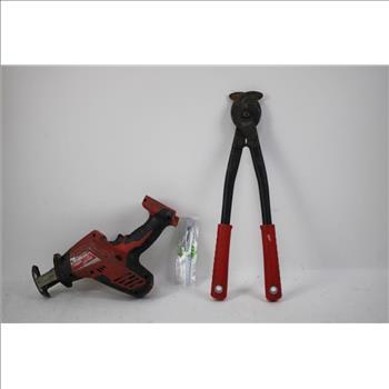 Milwaukee Hackzall Reciprocating Saw, With Utility Cable Cutter