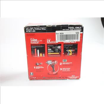 Milwaukee High Torque Impact Wrench W/ Friction Ring