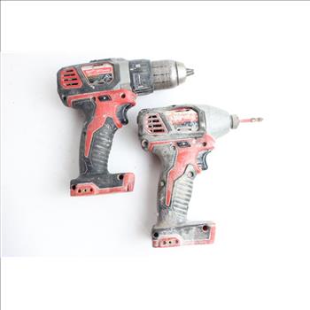 Milwaukee Impact & Drill Drivers, 2 Pieces