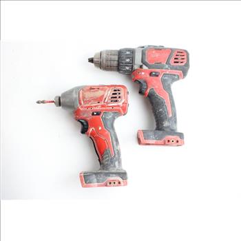 Milwaukee Impact & Drill Drivers, 2 Pieces