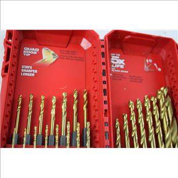 Milwaukee Impact Duty Red Helix Titanium Drill Bit Set