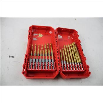 Milwaukee Impact Duty Red Helix Titanium Drill Bit Set