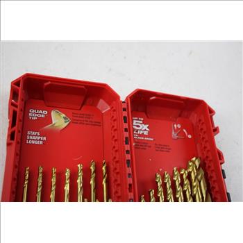 Milwaukee Impact Duty Red Helix Titanium Drill Bit Set