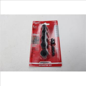 Milwaukee Impact Extractor Set, Impact Magnetic Nut Driver Set