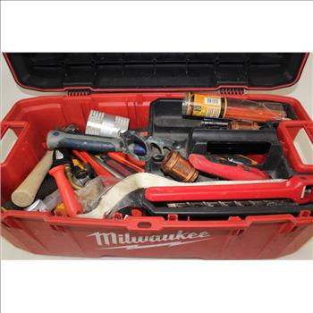 Milwaukee Jobsite Work Box With Tools, 30+ Pieces