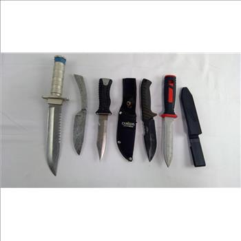 Milwaukee Knife And Other Knives, 5 Pieces