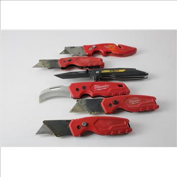Milwaukee Knives And Other Knives, 6 Pieces