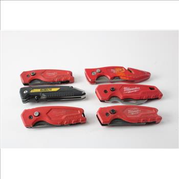 Milwaukee Knives And Other Knives, 6 Pieces