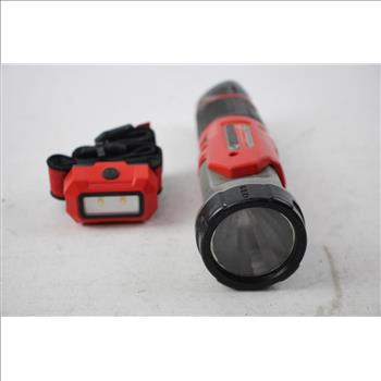 Milwaukee LED Worklight And Head Lamp, 2 Pieces