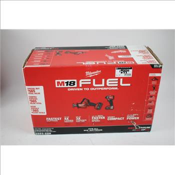 Milwaukee M18 2-Tool Combo Kit, 2853-22H