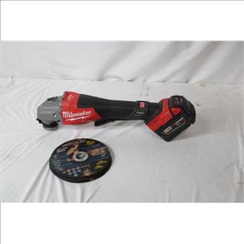+milwaukee M18 Braking Grinder, Paddle Switch