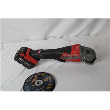 +milwaukee M18 Braking Grinder, Paddle Switch