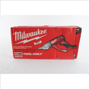 Milwaukee M18 Cordless 18 Gauge Double Cut Shear