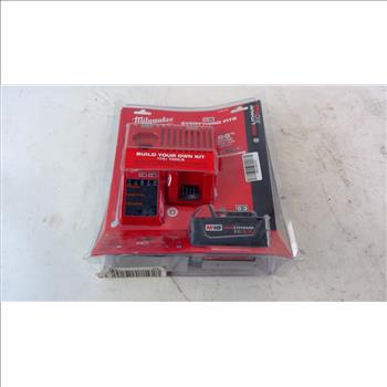 Milwaukee M18 Everything Fits Battery Charger With Battery