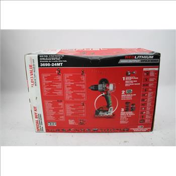 Milwaukee M18 FUEL 18V Cordless Combo Kit (4-Tool) With Batteries, Charger, Tool Bag