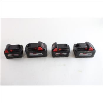 Milwaukee M18 Red Lithium Batteries, 3+ Pieces