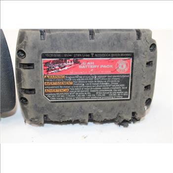 Milwaukee M18 Red Lithium CP 1.5 Battery Pack 48-11-1815 And Worx 20V Max Lithium Battery Pack WA3520
