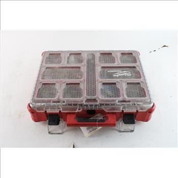 Milwaukee Organizer With Assorted Copper & Brass Fittings, 20+ Pieces