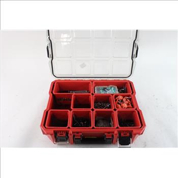Milwaukee Organizer With Assorted Screws, 50+ Pieces