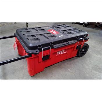 Milwaukee Packout Rolling Tool Chest With Mixed Tool Lot