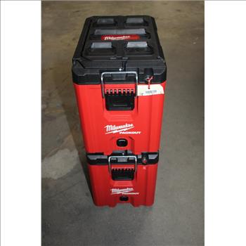 Milwaukee Packout Stackable Compact Tool Boxes, 2 Pieces