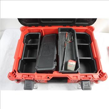 Milwaukee Packout Tool Box W/ Drill Bit Kits