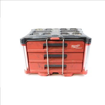 Milwaukee Packout Tool Box With Assorted Tools