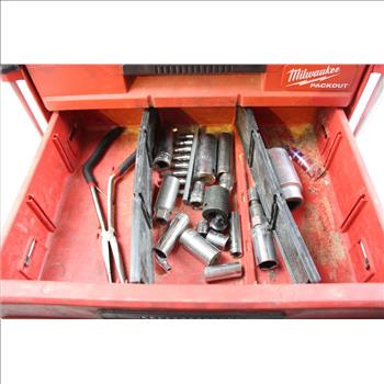 Milwaukee Packout Tool Box With Assorted Tools