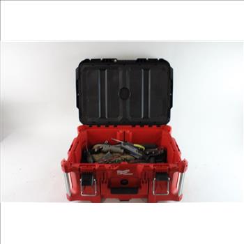 Milwaukee Packout With Assorted Tools, 10+ Pieces