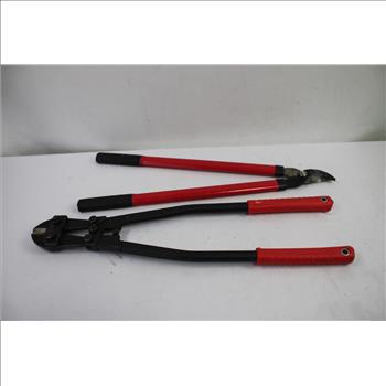 Milwaukee, Pittsburgh, Anvil Bolt Cutters Bulk Lot, With Bond Lopper,  8 Pieces