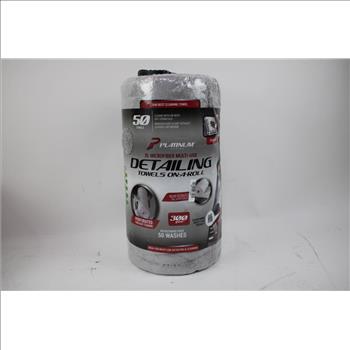 Milwaukee Pliers & Plamnum Series Detailing Micro-fiber Towels On A Roll 4 Pieces