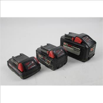 Milwaukee Power Batterys, 3 Pieces