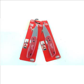 Milwaukee Press And Flip Folding Knife, 2 Pieces