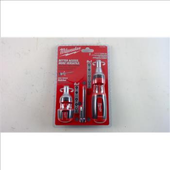Milwaukee Ratcheting Multi Bit Driver Set
