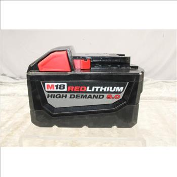 Milwaukee Red Lithium M18 High Demand 9.0 AH Battery Pack