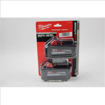 Milwaukee Red Lithium XC6.0 Battery 2-Pack