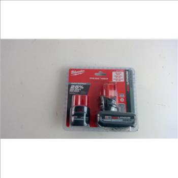 Milwaukee RedLithium CP2.5 M12 2-Pack