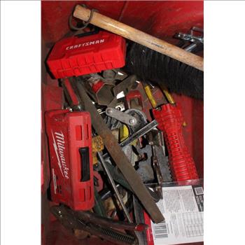 Milwaukee Rolling Tool Tote, With Hand Tools, 25+ Pieces